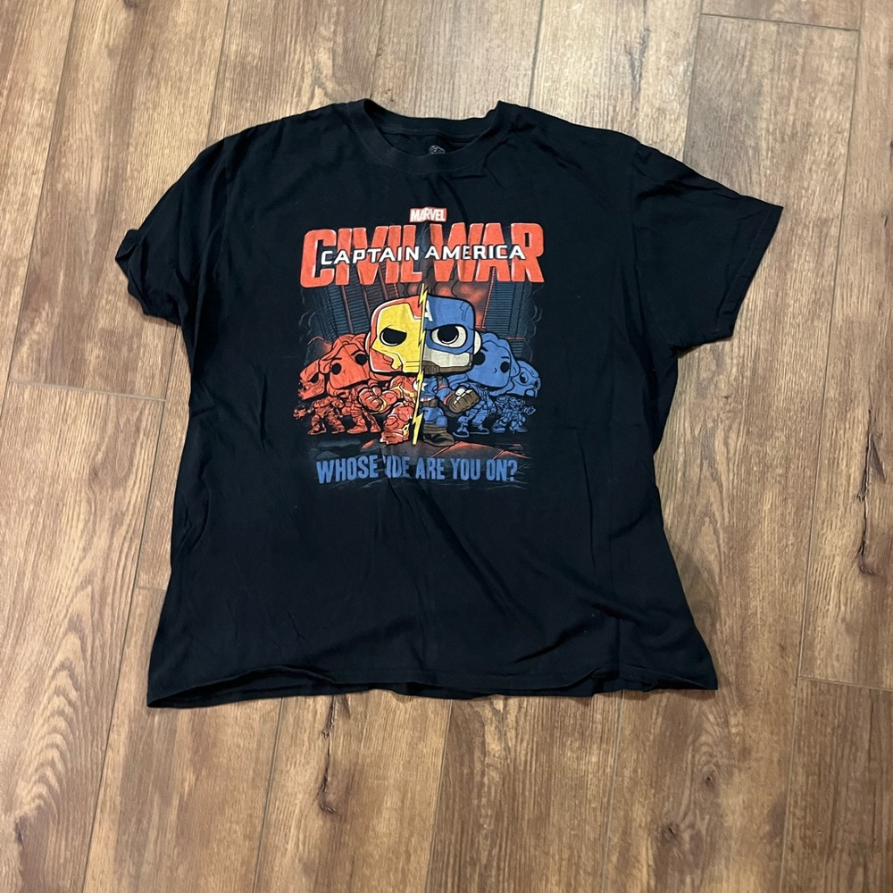 Men’s Captain America Civil War Funko Pop! Tee